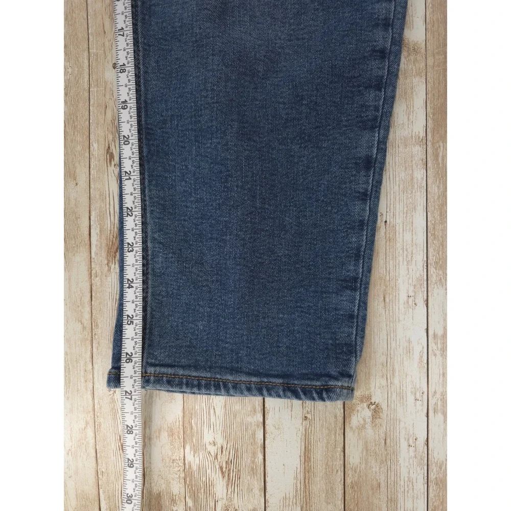 Banana Republic Travel Jean Athletic Fit Medium Wash Denim Jeans Mens 36x30